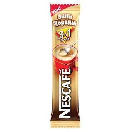 NESTLE NESCAFE 3 Ü 1 ARADA SÜTLÜ KÖPÜKLÜ 72 Lİ 17,4 GR HAZIR KAHVE