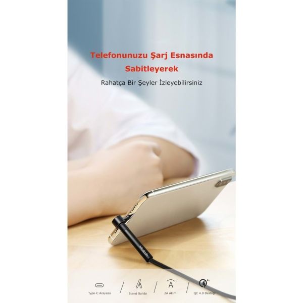 Mcdodo CA-6680 Type-C Braket Serisi Data- Şarj Kablosu