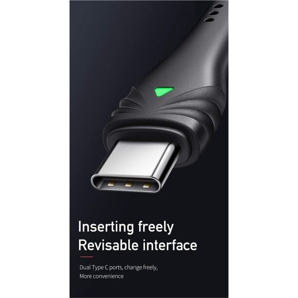 Mcdodo CA-6660 2 li Type-C PD Qc4.0 Ledli Örgülü Şarj Kablosu