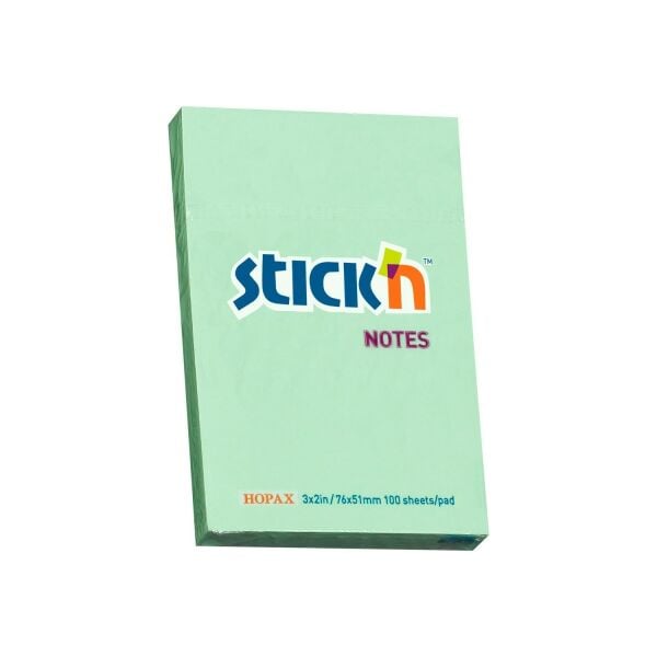 Gıpta Stickn 76x51 100 Yaprak Neon Yeşil Yapışkanlı Not Kağıdı
