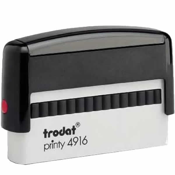 Trodat 4916 Siyah Gövde Iban Kaşesi Boş Kaşe