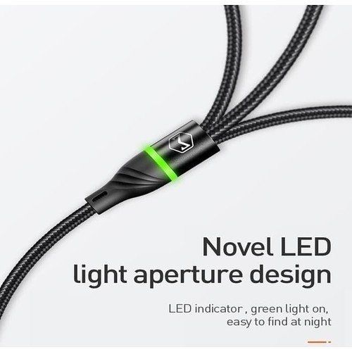 Mcdodo CA-6450 3 in 1 1,2 mt Siyah Data Şarj Kablosu