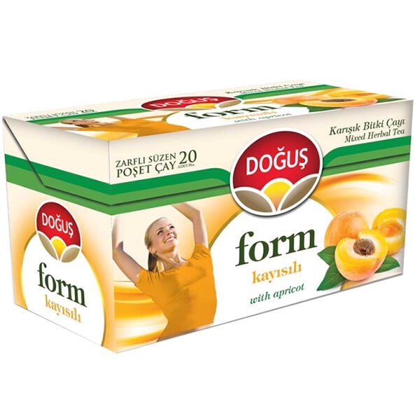 Doğuş 20 li Form Kayısılı Bitki Çayı