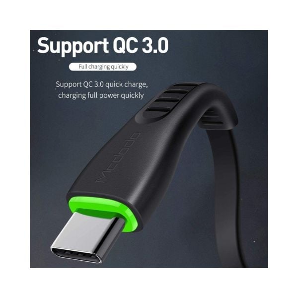 Mcdodo CA-6433 Type-C Ledli 1.8 mt Data - Şarj Kablosu