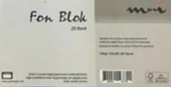 Moii 2233 25x35 cm 160 gr 10 Yaprak Metalik Renkli Spiralli Fon Blok