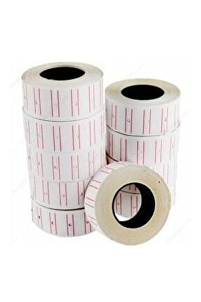 Tanex 12x21 6 lı Motex Beyaz Çizgili Etiket