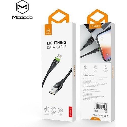 Mcdodo CA-6352 2A Lightning 1.8 mt Işıklı Data - Şarj Kablosu