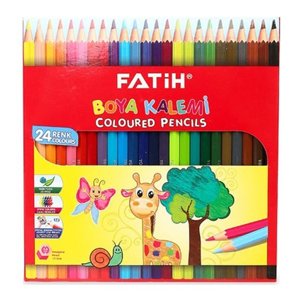 Fatih 24 lü Tam Boy Kuruboya Kalemi
