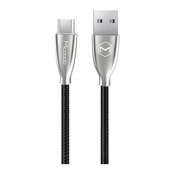 Mcdodo Supercharge Ledli Örgülü Kablolu Type-C Şarj Kablosu