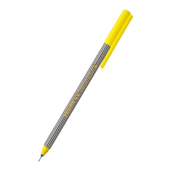 Edding E-55 Sarı Finepen İnce Uçlu Keçeli Kalem