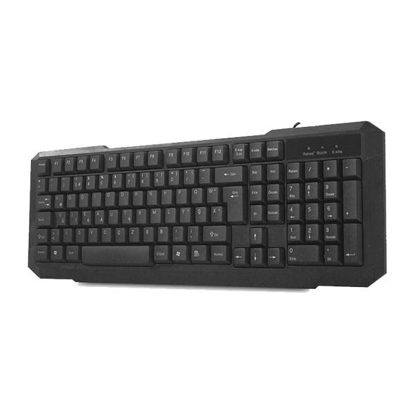 EVEREST KB-1002 F TÜRKÇE SİYAH USB KLAVYE