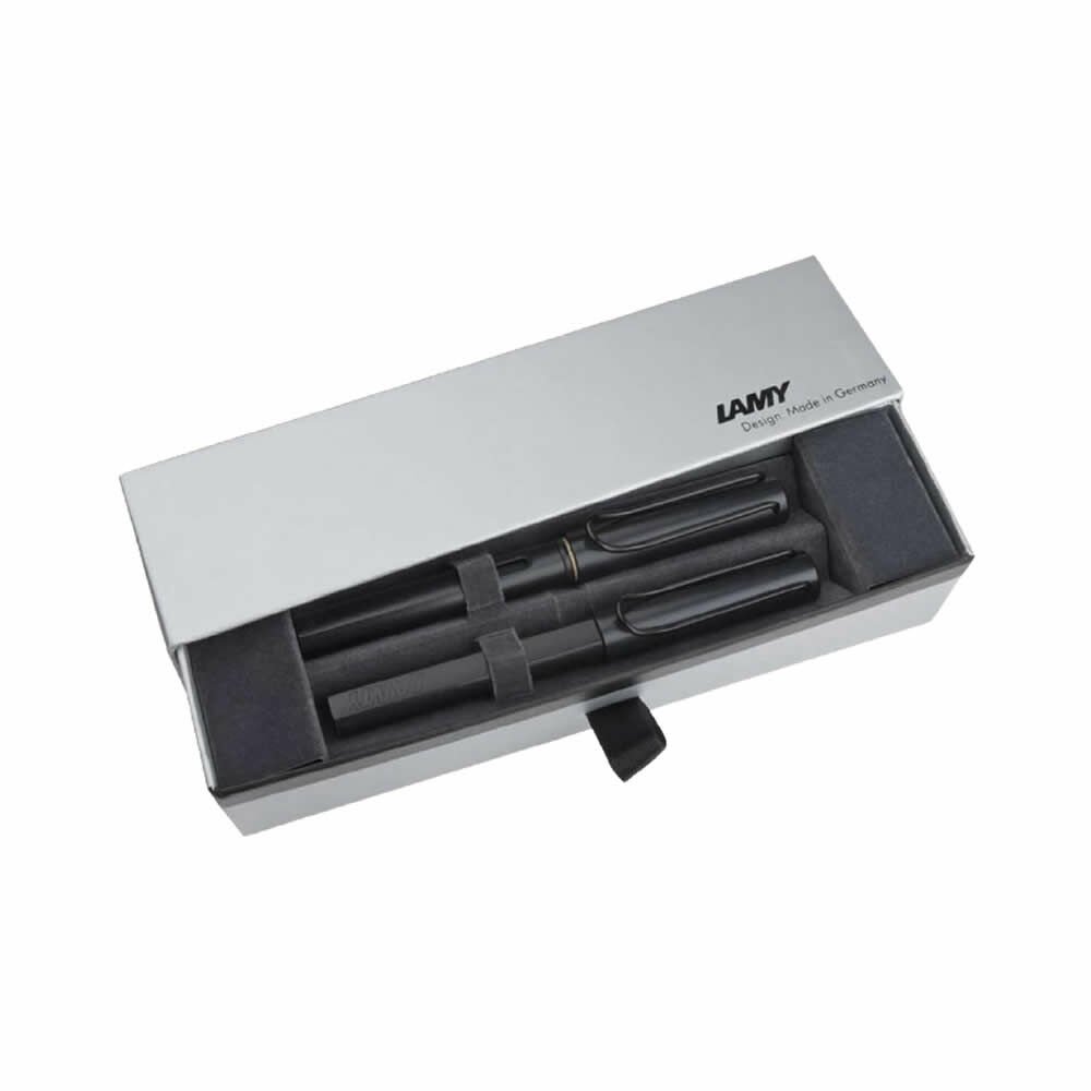 Lamy 71-M-371 Al-Star Siyah Dolma&Roller Kalem Seti
