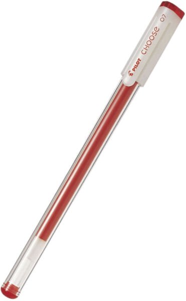 Pilot BL-CH-7-R-BG Choose 0,7 mm Kırmızı Roller Kalem