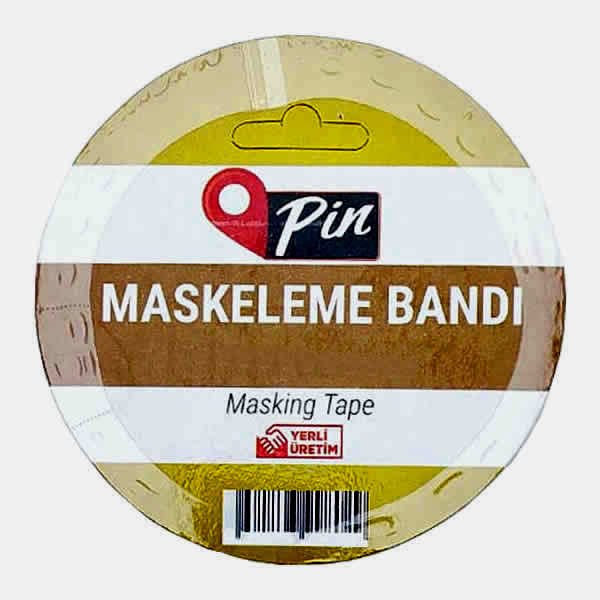 Pin 7572 50 mm x 40 mt Hotmelt Askılı Maskeleme Bandı