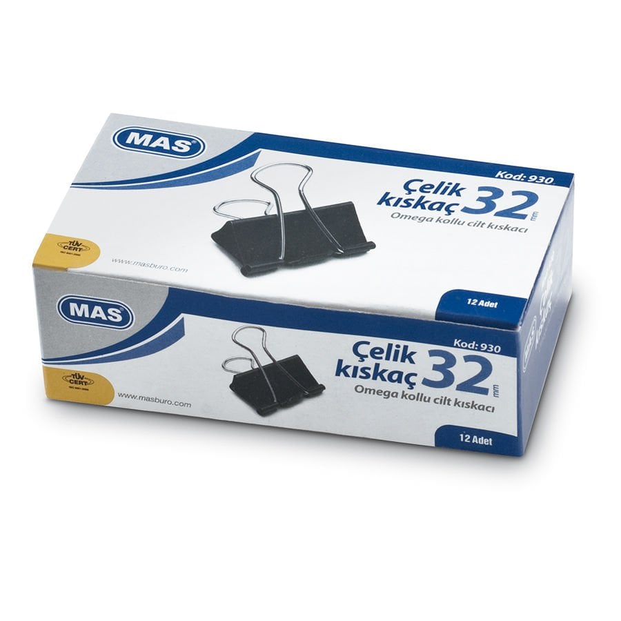MAS 930 OMEGA 32 MM 12 Lİ SİYAH ÇELİK KISKAÇ