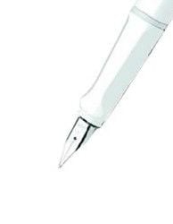 Lamy 19B-M Safari Metal Klips M Uç Beyaz Dolma Kalem
