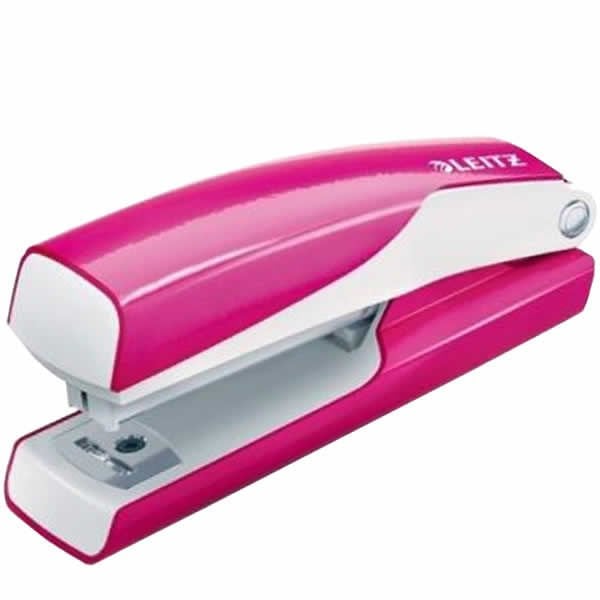 Leitz 5502 30 Yaprak Wow Metalik Pembe Zımba Makinası