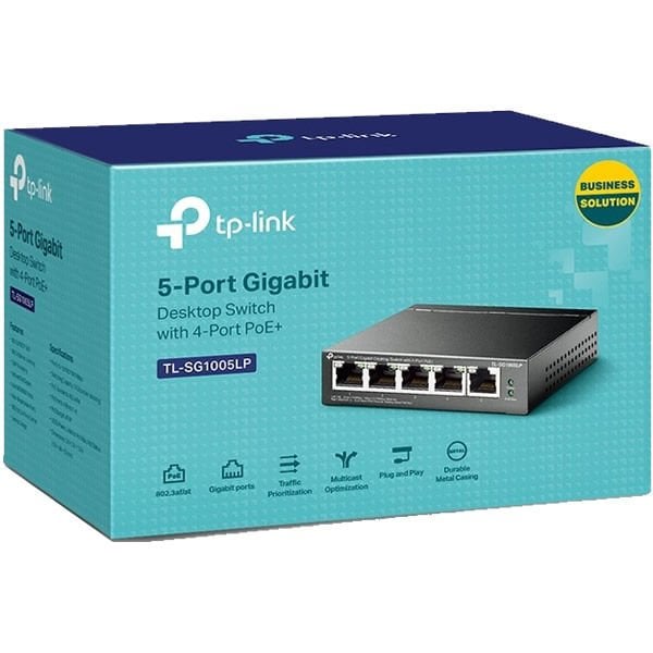Tp-Link TL-SG1005LP 5 Port 4 Port Poe+ 10/100/1000 Switch