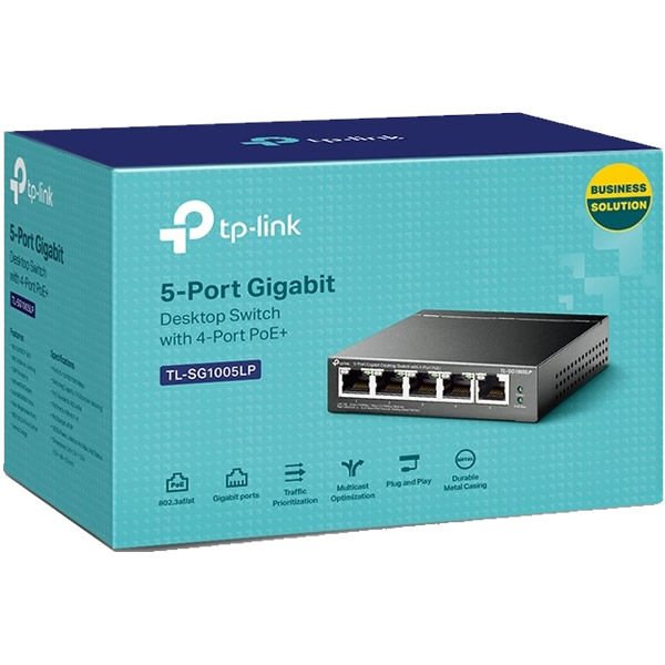 Tp-Link TL-SG1005LP 5 Port 4 Port Poe+ 10/100/1000 Switch