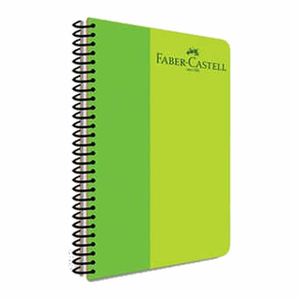 Faber Castell Bicolor 120 Yaprak PP Kapak Spiralli Kareli Defter