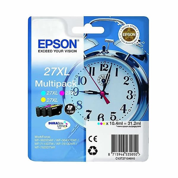 EPSON T2715 27XL 3 RENK KARTUŞ SETİ