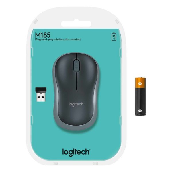 Logitech 910-002236 M185 Mavi Kablosuz Mouse