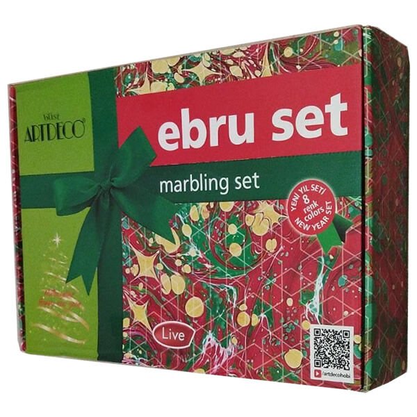 Artdeco 16-ES8.01 Yeni Yıl Konsepti Ebru Başlangıç Seti