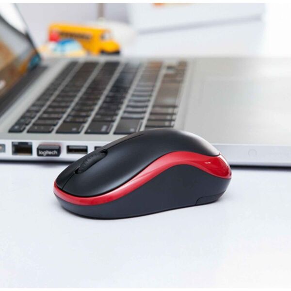 Logitech 910-002237 M185 Kırmızı Kablosuz Mouse