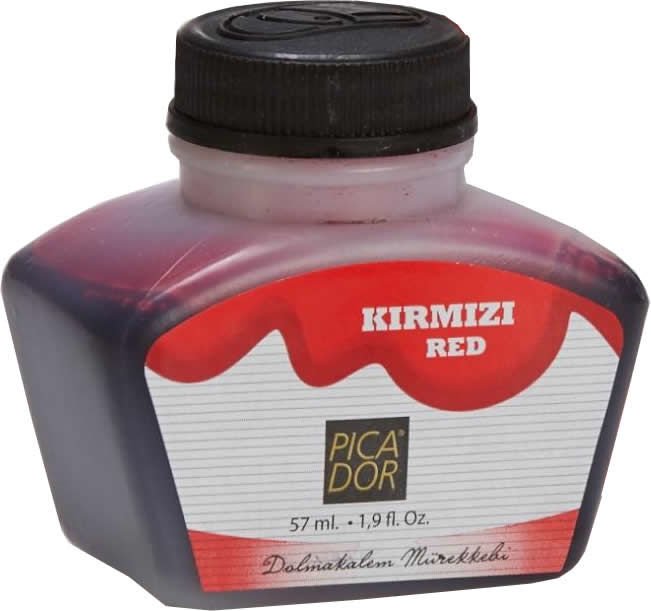 Pıcador 35 ml Kırmızı Yazı Mürekkebi