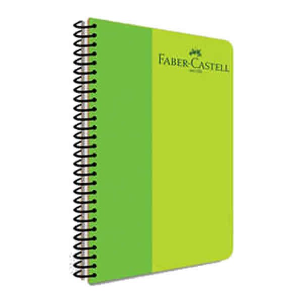 Faber Castell Bicolor 120 Yaprak PP Kapak Spiralli Çizgili Defter