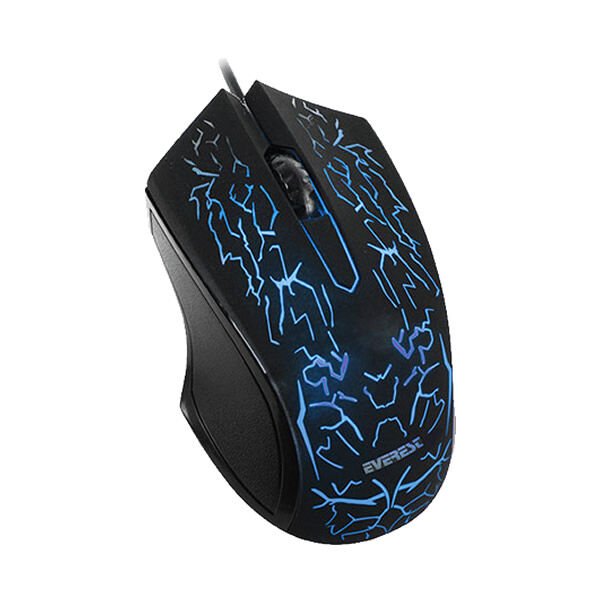 Everest SM-68X Siyah 7 Renk Usb Aydınlatmalı Oyuncu Mouse