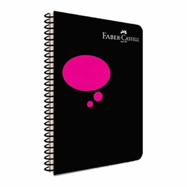Faber Castell Neon2 100 Yaprak PP Kapak Spiralli Çizgili Defter