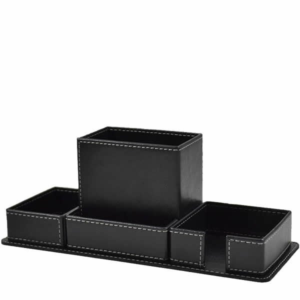 Mimaks DK-25 T 4 Bölmeli Suni Deri Masaüstü Set