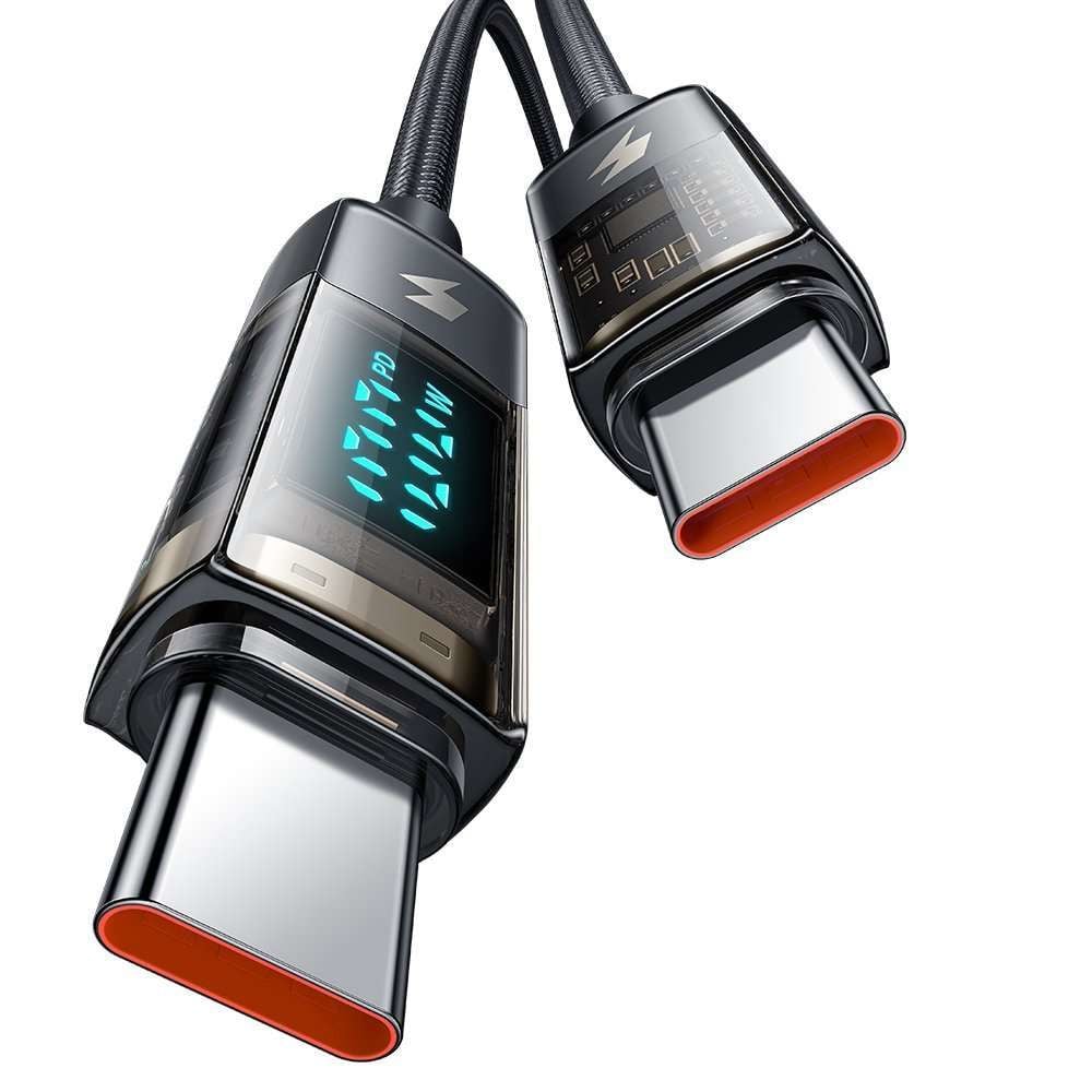 Mcdodo CA-3610 100W Type-C to Type-C Dijital Ekranlı Power Off Hızlı Şarj Data Kablosu