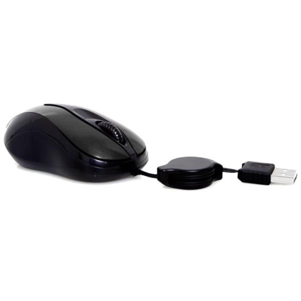 Everest SM-207 Siyah Usb Kablolu Makaralı Optik Mouse