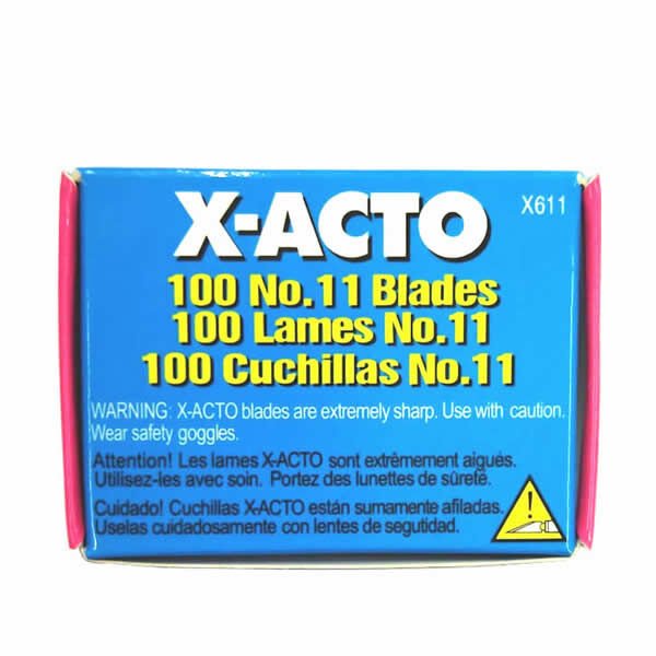X-Acto X611 100 lü Sivri Kretuvar Bıçak Yedeği
