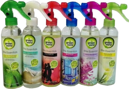 Green World 350 ml Elite Essentinals Floral Fresh Koku