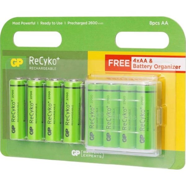 Gp Gp270AAAHCEMTR-2UED8 2700 Mah 4+4 Şarjlı Kalem Pil