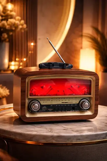 Everton Rt-741 Bluetooth /Fm/Am/Sw/Usb/Tf Card/Aux Nostaljik Radyo