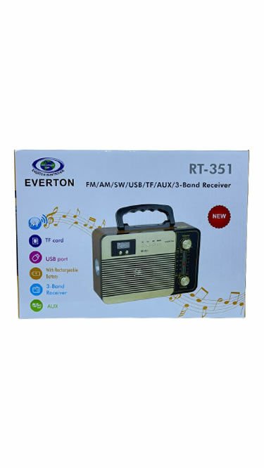 EVERTON RT-351 BLUETOOTH-USB-SD-FM NOSTALJİK RADYO