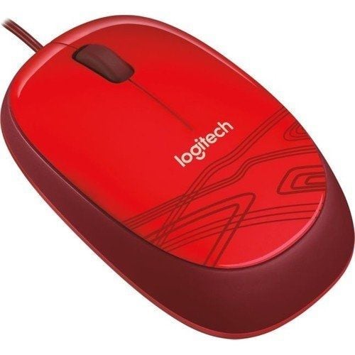 Logitech 910-002945 M105 Kırmızı Usb Kablolu Mouse