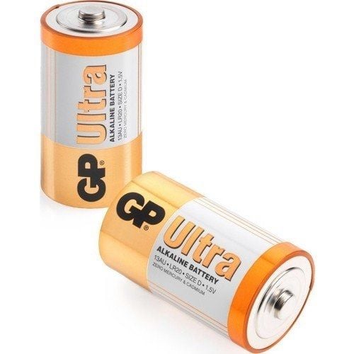 Gp 13AU-U2 2 li Ultra Alkalin Büyük Boy Kalın Pil