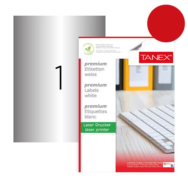 Tanex TW-2000 210x297mm 100 lü Kırmızı Lazer Etiket