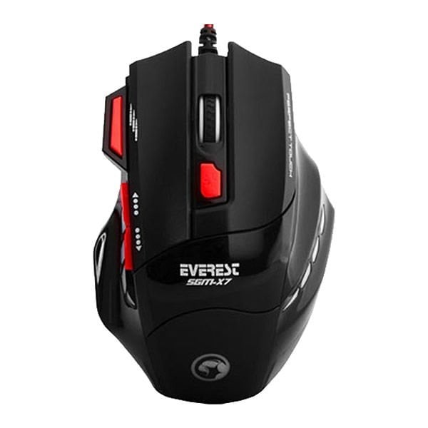Everest SGM-X7 Siyah Usb Gaming Mouse&Mousepad Seti