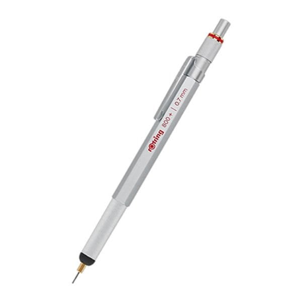 Rotring 800 0,7 mm Krom İki Fonksiyonlu Kalem