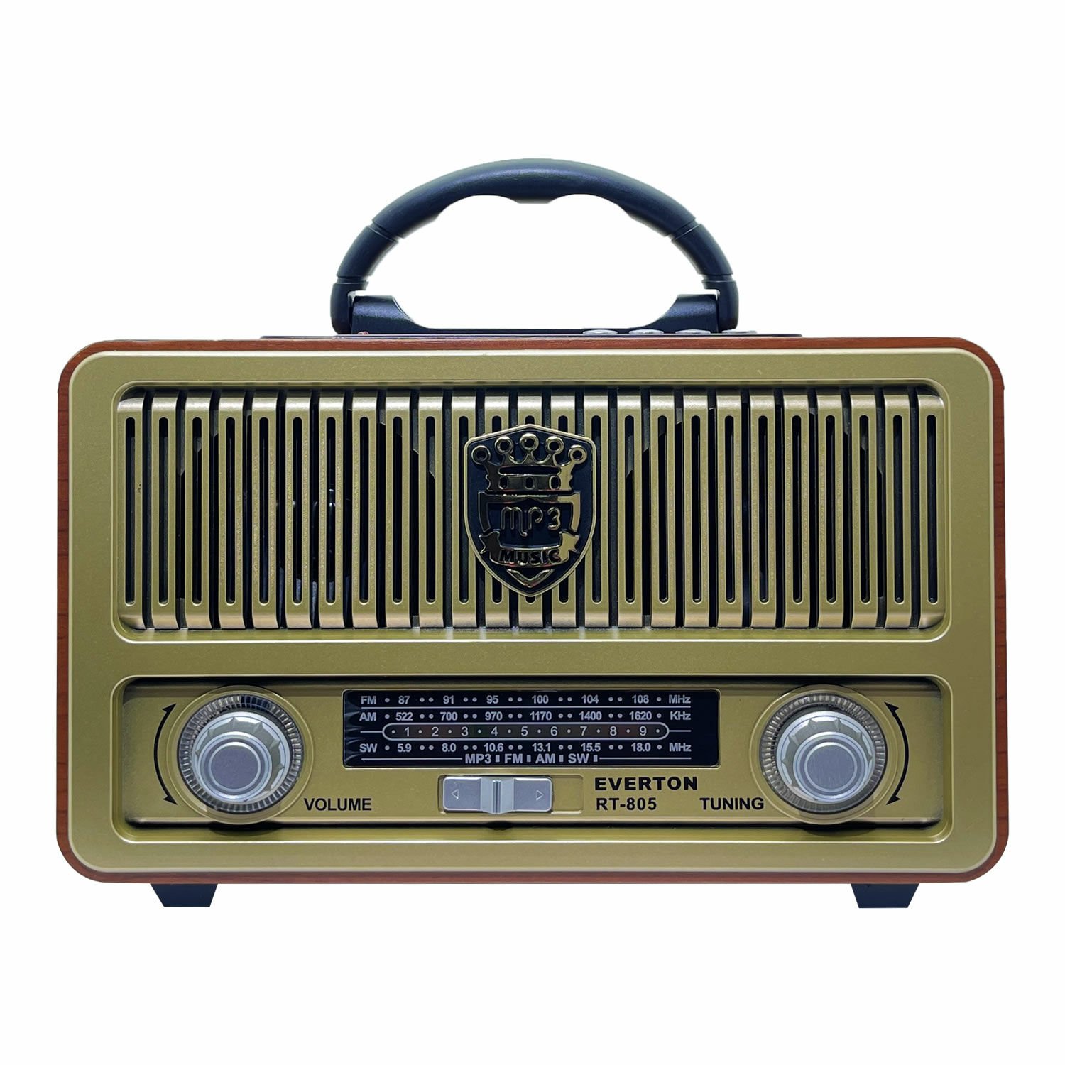 EVERTON RT-805 BLUETOOTH, USB/SD/AUX/FM RADYO NOSTALJİ MÜZİK KUTUSU