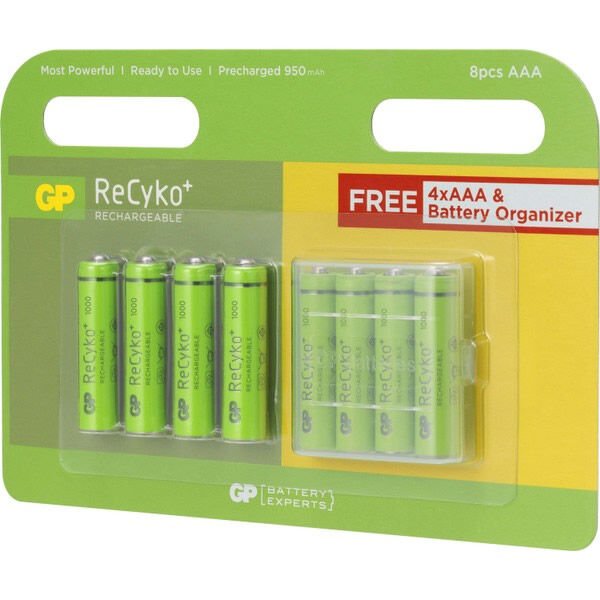 Gp Gp100AAAHCEMTR-8L 1000 Mah Şarjlı İnce Kalem Pil