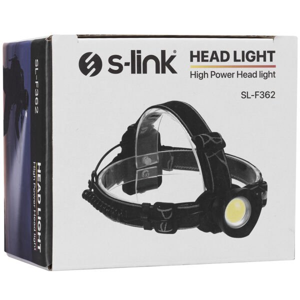 S-link SL-F362 5W Cob Led Pilli Işık Ayarlı ve Modlu Kafa Lambası