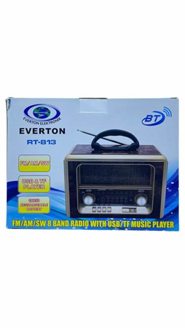 EVERTON RT-813 BLUETOOTH-USB-SD-FM NOSTALJİK RADYO