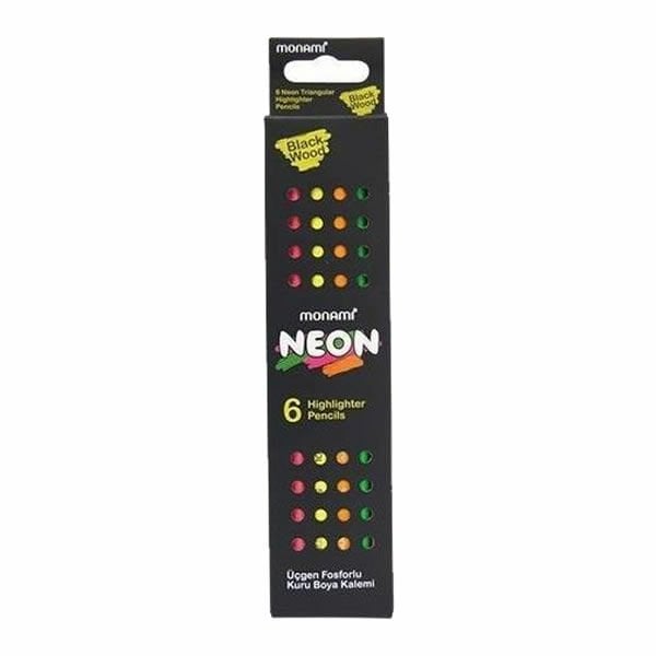 Monami 6 lı Neon Jumbo Kuruboya Kalemi